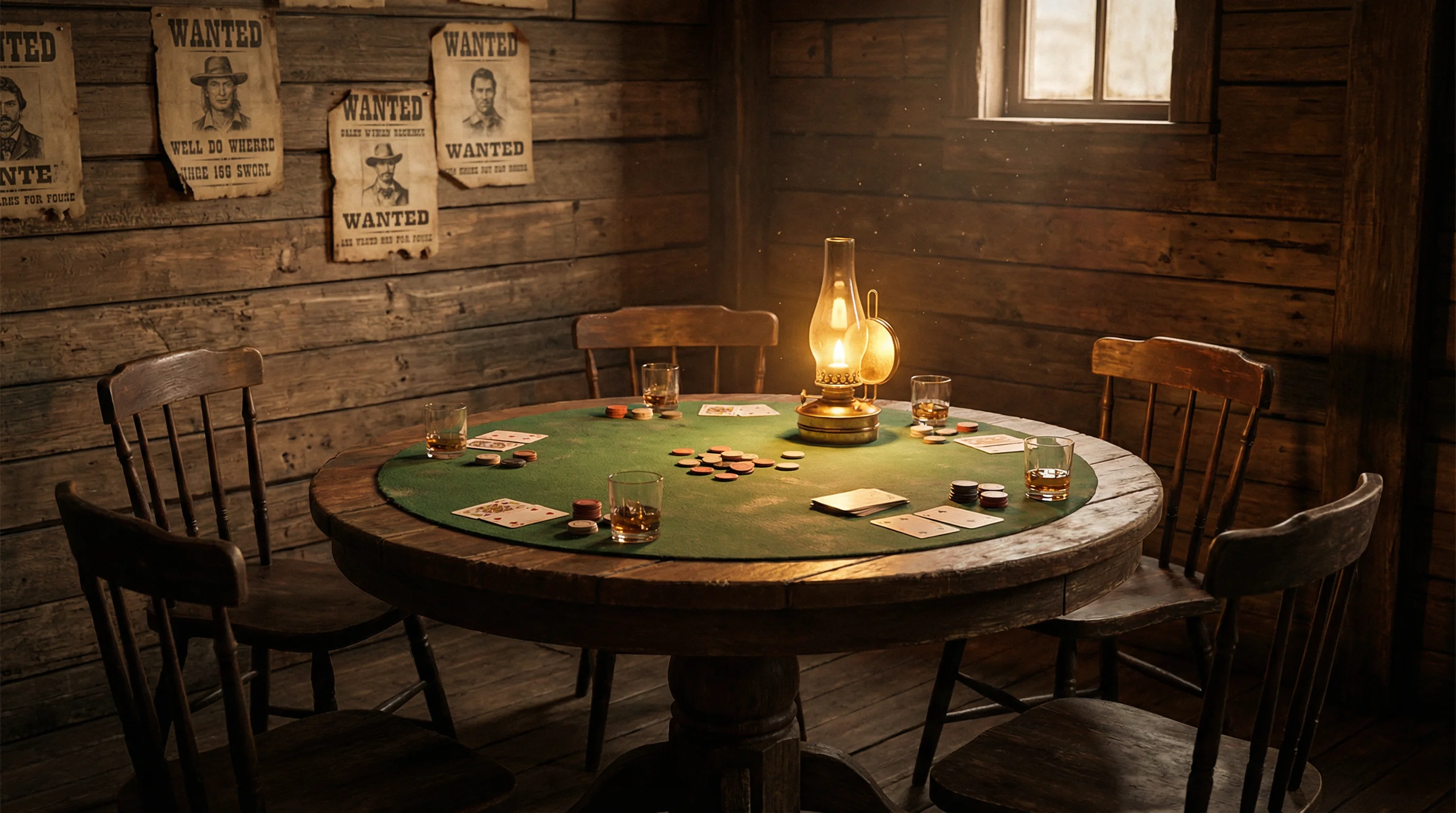 经典西部扑克牌桌 - 开源棋牌 对决